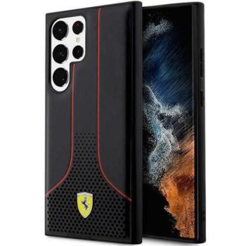 Ferrari Perforated 296 P Samsung Galaxy S23 Ultra hátlap tok, fekete kép