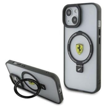 Ferrari Ring Stand 2023 Collection iPhone 15 / 14 / 13 MagSafe kompatibilis kemény hátlap tok, átlátszó FEHMP15SUSCAH kép