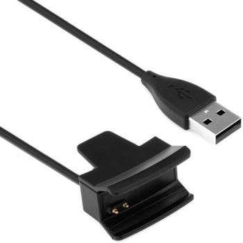 Fitbit Alta, töltő + kábel, USB, mágneses, 30 cm, fekete kép