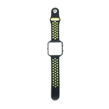 Fitbit Blaze szilikon óraszíj, Fekete-Zöld kép