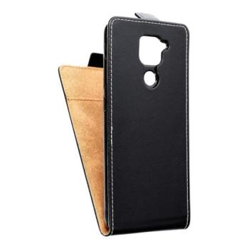Flip tok szilikon belsővel Xiaomi Redmi Note 9, fekete kép