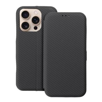 FOLIO SIDE MAGNET kinyitható tok iPhone 16 - szürke kép