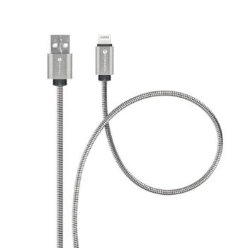 Forcell C236 USB-A - Lightning kábel 2.4A 12W 1m ezüst színű kép