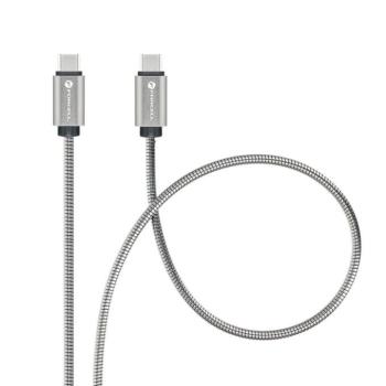 Forcell C237 Type-C - Type-C kábel 3A 60W 1m ezüst színű kép