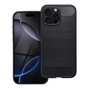 Forcell Carbon Apple iPhone 16 Pro Max szilikon tok, fekete kép