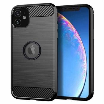 Forcell Carbon hátlap tok Apple iPhone 11, fekete kép