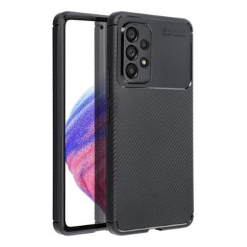 Forcell Carbon Premium Samsung Galaxy A52 5G / A52 LTE ( 4G ) / A52S karbon mintás szilikon tok, fekete kép