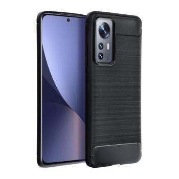 Forcell Carbon Xiaomi Redmi 12C szilikon tok, fekete kép