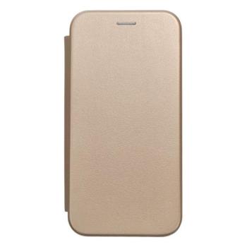 Forcell Elegance oldalra nyíló hátlap tok, Samsung Galaxy A14 4G, arany kép