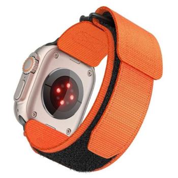 Forcell F-Design FA05 Apple Watch 38/40/41mm nylon szíj, narancssárga kép