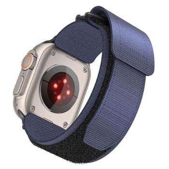 Forcell F-Design FA05 Apple Watch 42/44/45/49mm nylon szíj, kék kép