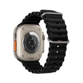 Forcell F-Design FA12 Apple Watch 42/44/45/49mm szíj, fekete kép