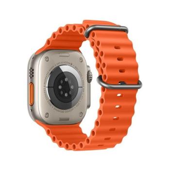 Forcell F-Design FA12 Apple Watch 42/44/45/49mm szíj, narancssárga kép