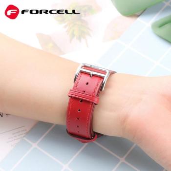 FORCELL F-DESIGN FA20 mágneses öko bőrszíj APPLE Watch 38 / 40 / 41 mm piros kép