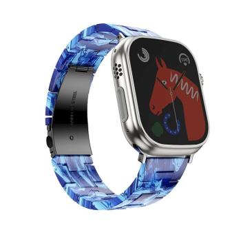 Forcell F-Design FA4 márványmintás csereszíj Apple Watch 42 / 44 / 45 / 49 mm - kék kép