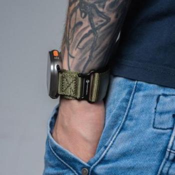 Forcell F-Design FA5 tépőzáras csereszíj Apple Watch 38 / 40 / 41 mm - zöld kép