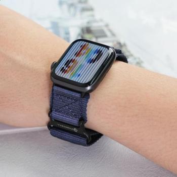 Forcell F-Design FA5 tépőzáras csereszíj Apple Watch 42 / 44 / 45 / 49 mm - kék kép