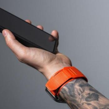 Forcell F-Design FA5 tépőzáras csereszíj Apple Watch 42 / 44 / 45 / 49 mm - narancssárga kép