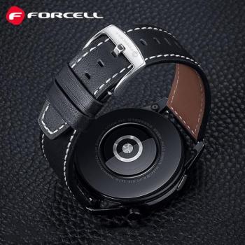 FORCELL F-DESIGN FS21 öko bőrszíj SAMSUNG Watch 20 mm fekete színű kép
