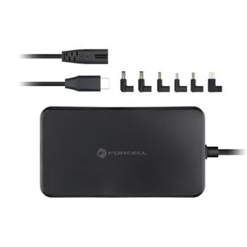 Forcell F-Energy E856 univerzális laptop töltő, 90W, fekete kép