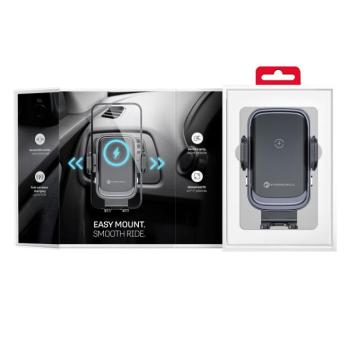FORCELL F-GRIP Grand (F-24) vezeték nélküli töltőtartó 15W ezüst színű kép