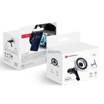 Forcell F-Grip MagPro MagSafe kompatibilis autós tartó szellőzőrácsra - fekete kép