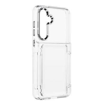 FORCELL F-PROTECT Crystal Pocket tok Samsung S24 Plus átlátszó tok kép