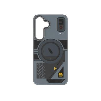 Forcell F-Protect Levels Samsung Galaxy S25 Plus ütésálló MagSafe tok, Cyber, kék-szürke kép