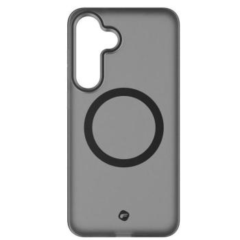 Forcell F-Protect Levels Samsung Galaxy S25 ütésálló MagSafe tok, átlátszó-fekete kép