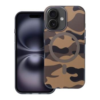 Forcell F-Protect MagSafe-kompatibilis tok iPhone 16 - barna terepmintás kép