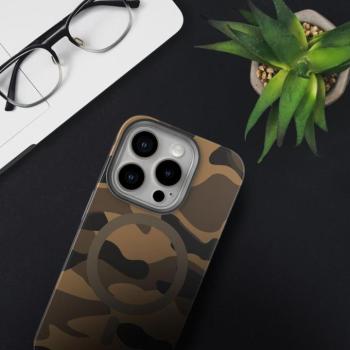 Forcell F-Protect MagSafe-kompatibilis tok iPhone 16 Plus - barna terepmintás kép