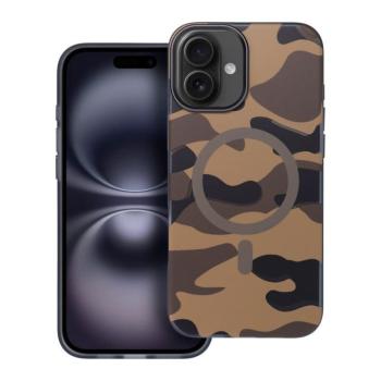 Forcell F-Protect MagSafe-kompatibilis tok iPhone 16 Pro - barna terepmintás kép