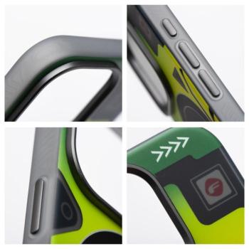 Forcell F-Protect MagSafe-kompatibilis tok iPhone 16 - zöld mintás kép