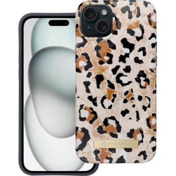 Forcell F-Protect Mirage Apple iPhone 15 Plus Magsafe kompatibilis hátlap tok, párduc minta kép