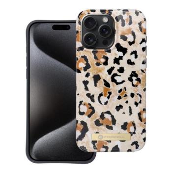 Forcell F-Protect Mirage Apple iPhone 15 Pro Max Magsafe kompatibilis hátlap tok, párduc minta kép