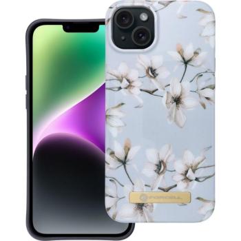 Forcell F-PROTECT Mirage (Spring Flowers) MagSafe-kompatibilis tok iPhone 14 Plus - kék kép