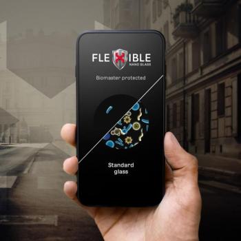 Forcell Flexible Nano Glass 5D hibrid üvegfólia fekete szegéllyel Samsung Galaxy S25 Ultra kép