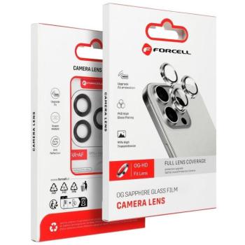 Forcell iPhone 16 / 16 Plus tempered glass kamera védő üvegfólia, ultramarine (sötétkék) kép