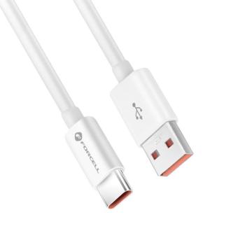FORCELL kábel USB A-típusból C-típusba QC4.0 3A/20V 60W C336 1m fehér kép