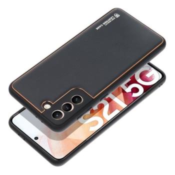 Forcell Leather műbőr hátlap tok Samsung Galaxy A25 5G, fekete kép