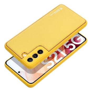 Forcell Leather Samsung Galaxy A35 5G bőr tok, sárga kép