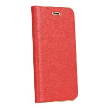 Forcell LUNA flipes ARANY Xiaomi redmi Note 10 Pro piros kép