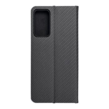 Forcell Luna flipes tok Carbon Xiaomi Redmi Note 11 Pro / 11 Pro 5G fekete kép