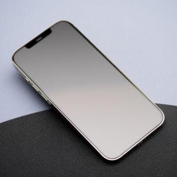 Forcell Matt Glass edzett üveg fekete szegéllyel iPhone 13 Pro Max/14 Plus kép