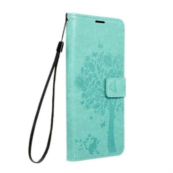 Forcell Mezzo flipes tok iPhone 13 fa zöld kép