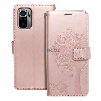 Forcell Mezzo flipes tok Xiaomi Mi 11 Lite 5G / MI 11 Lite LTE (4G) / mi 11 Lite fa rose arany kép