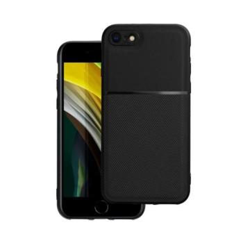 Forcell Noble hátlap tok, Apple iPhone SE 2022/2020/8/7, fekete kép