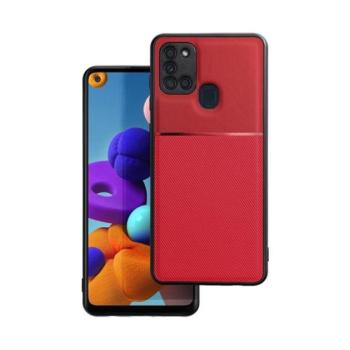 Forcell Noble hátlap tok, Samsung Galaxy A21s, piros kép