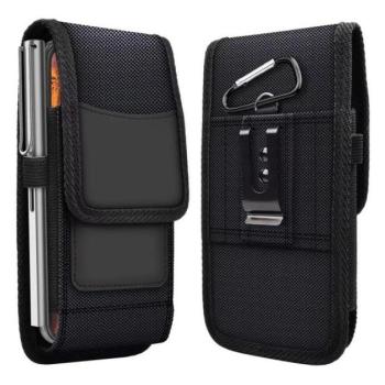 Forcell Oxford univerzális álló övre tehető tok, Apple iPhone 8/12 mini/13 mini/Samsung Galaxy A53 kép