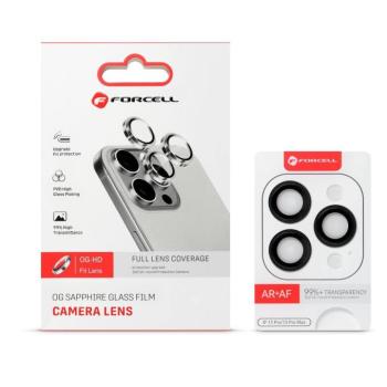 Forcell Premium Camera Lens kamera lencse védő edzett üveg fekete szegéllyel iPhone 12/12 mini kép